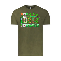 Vintage Olive st.patricks one lucky nurse Vintage Tee - BarkalooDesign