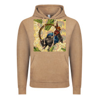 Vintage Coffee rodeo seamless pattern Vintage Hoodie - BundleAndBundleShop