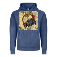 Vintage Denim rodeo seamless pattern Vintage Hoodie - BundleAndBundleShop