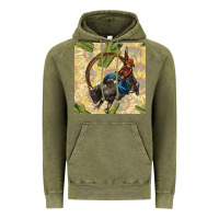 Vintage Olive rodeo seamless pattern Vintage Hoodie - BundleAndBundleShop