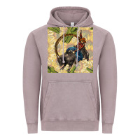 Vintage Zinc rodeo seamless pattern Vintage Hoodie - BundleAndBundleShop