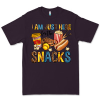 Plum i am just here for the snacks Premium Tee - AdoDesignShop