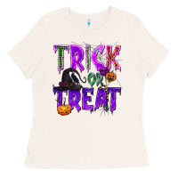 Bone Trick or Treat Ladies Tee - texasbilliewilder