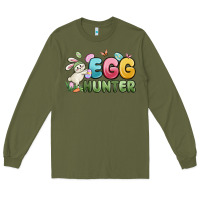 Army Green egg hunter Long Sleeve Tee - MaliasSmallBusiness