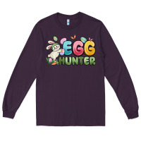 Plum egg hunter Long Sleeve Tee - MaliasSmallBusiness