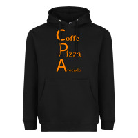 Black coffe pizza avocado Heavyweight Hoodie - Bettercallsaul