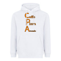 White coffe pizza avocado Heavyweight Hoodie - Bettercallsaul