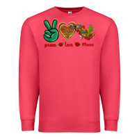 Cardinal Peace Love Mexico Premium Sweatshirt - texasbilliewilder