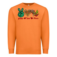 Carrot Peace Love Mexico Premium Sweatshirt - texasbilliewilder