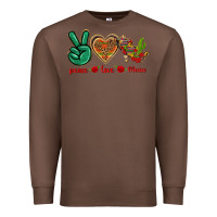 Chestnut Peace Love Mexico Premium Sweatshirt - texasbilliewilder