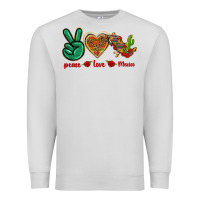 Peace Love Mexico Premium Sweatshirt | Teevron