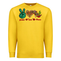 Lemon Peace Love Mexico Premium Sweatshirt - texasbilliewilder