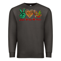 Smoke Peace Love Mexico Premium Sweatshirt - texasbilliewilder