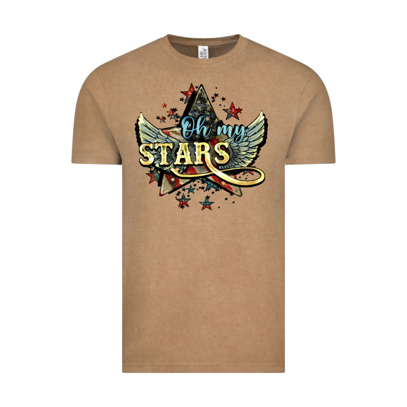 Oh My Stars America Wings Vintage Tee by NancyCooperArtShop | Teevron