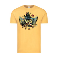 Vintage Mustard oh my stars america wings Vintage Tee - NancyCooperArtShop