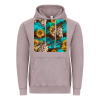Appaloosa Horses And Sunflowers Seamless Pattern Vintage Hoodie | Teevron