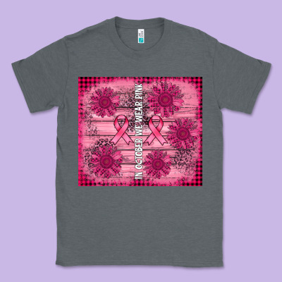In October We Wear Pink Classic Tee Designed By Adodesignshop