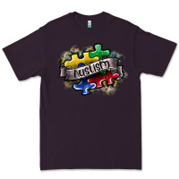 Plum austism Premium Tee - SublimationCraftShop