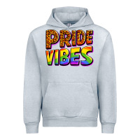 Heather Grey pride vibes Urban Hoodie - OliviaCreatesArt