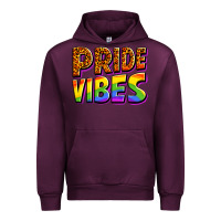 Mauve Wine pride vibes Urban Hoodie - OliviaCreatesArt