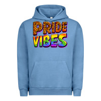 Pigment Pebble Blue pride vibes Urban Hoodie - OliviaCreatesArt