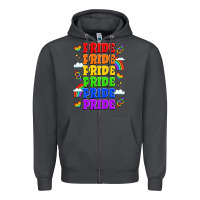Smoke rainbow pride celebration Zipper Hoodie - LillyAllenDesigns