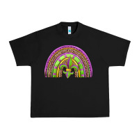 Black mardi gras rainbow Urban Heavy Tee - Jasminsmagicworld