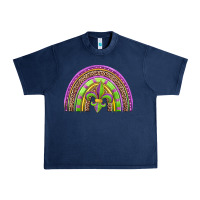 Navy mardi gras rainbow Urban Heavy Tee - Jasminsmagicworld