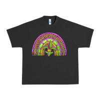 Pigment Black mardi gras rainbow Urban Heavy Tee - Jasminsmagicworld