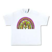 White mardi gras rainbow Urban Heavy Tee - Jasminsmagicworld