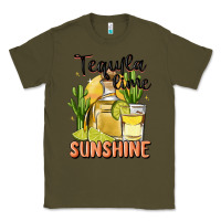 Army Green tequila lime sunshine Classic Tee - MaliasSmallBusiness