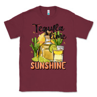 Burgundy tequila lime sunshine Classic Tee - MaliasSmallBusiness