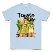 Dusty Blue tequila lime sunshine Classic Tee - MaliasSmallBusiness