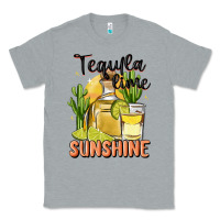 Heather Grey tequila lime sunshine Classic Tee - MaliasSmallBusiness