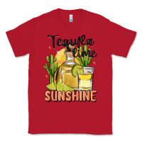 Red tequila lime sunshine Classic Tee - MaliasSmallBusiness