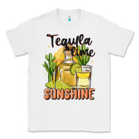 White tequila lime sunshine Classic Tee - MaliasSmallBusiness