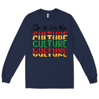 Navy do it for the culture Long Sleeve Tee - MaliasSmallBusiness