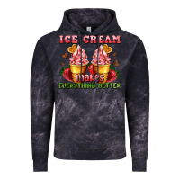 Cloud Black ice cream makes everything better Vintage Hoodie - AdoDesignShop