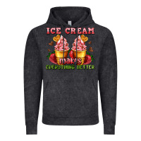 Vintage Black ice cream makes everything better Vintage Hoodie - AdoDesignShop