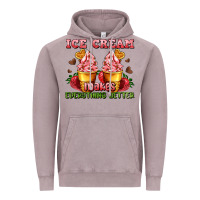 Vintage Zinc ice cream makes everything better Vintage Hoodie - AdoDesignShop