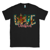 Black Love Snowman Classic Tee - CowhideDigitalArt