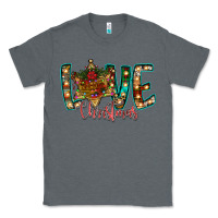 Charcoal Heather Love Snowman Classic Tee - CowhideDigitalArt