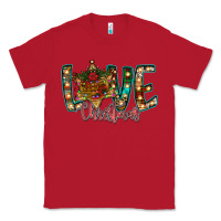 Red Love Snowman Classic Tee - CowhideDigitalArt