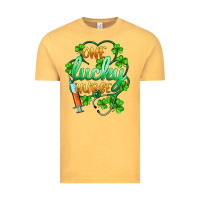 Vintage Mustard st.patricks one lucky nurse Vintage Tee - BarkalooDesign