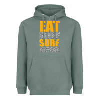 Sage eat sleep surf repeat Heavyweight Hoodie - Bettercallsaul