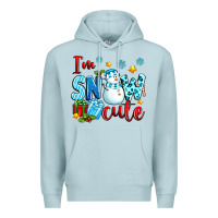 Blue Mist i'm snow cute Premium Hoodie - texasbilliewilder