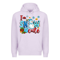 Lilac i'm snow cute Premium Hoodie - texasbilliewilder