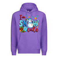 Purple i'm snow cute Premium Hoodie - texasbilliewilder