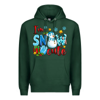 Sports Green i'm snow cute Premium Hoodie - texasbilliewilder