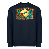 Navy Softball Lips Heavyweight Sweatshirt - Jasminsmagicworld